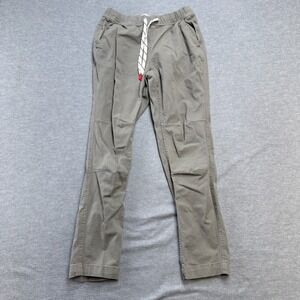 Topo Designs Dirt Pants Womens Small Sage Green Elastic Waist Hiking Climbing